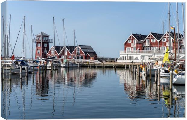  Bagenkop Marina, Langeland  Canvas Print by peter schickert