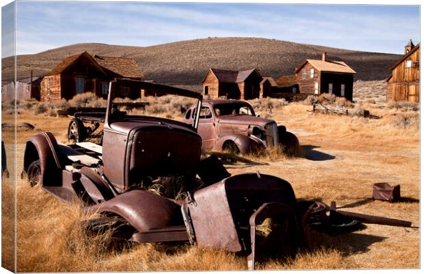 ghost town Bodie, California Canvas Print by peter schickert