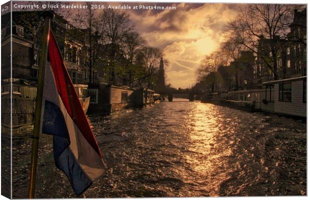 The Westerkerk in Amsterdam Canvas Print by Nick Wardekker