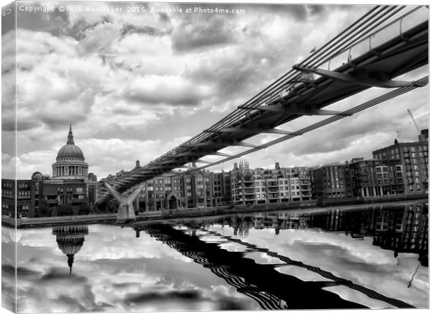 London Skyline Canvas Print by Nick Wardekker