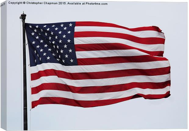 Stars and Stripes Canvas Print by Christopher Chapman