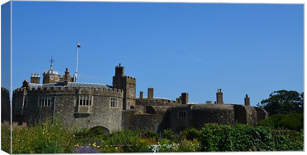 Walmer Castle, Kent Canvas Print by claire beevis