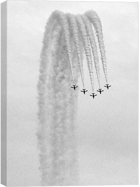 Not so Red Arrows Canvas Print by Mark Ewels