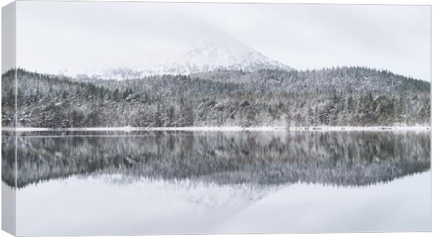 Reflecting in the Cairngorms Canvas Print by Sue MacCallum- Stewart