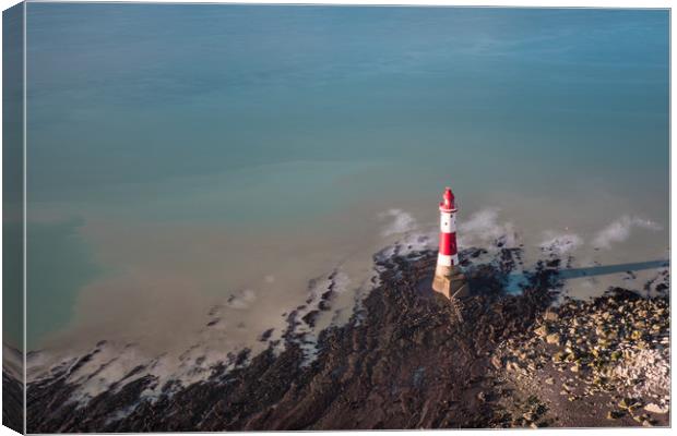 Beachy Head Lighthouse Canvas Print by Sue MacCallum- Stewart