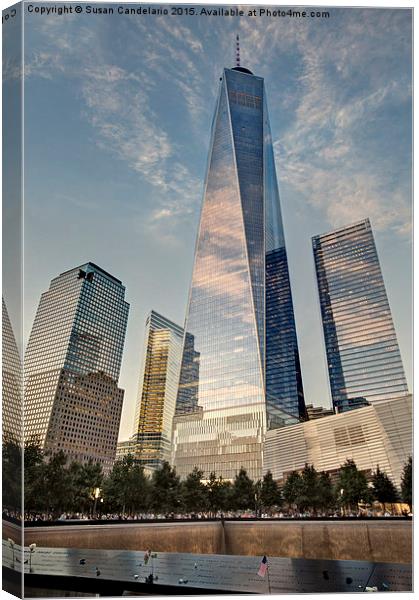 WTC 911 Ground Zero Canvas Print by Susan Candelario