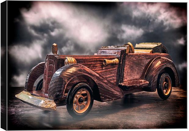 Wooden Car Canvas Print by Jonathan Thirkell