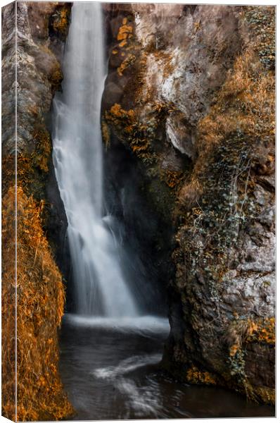 The Lone Waterfall Canvas Print by Jonathan Thirkell