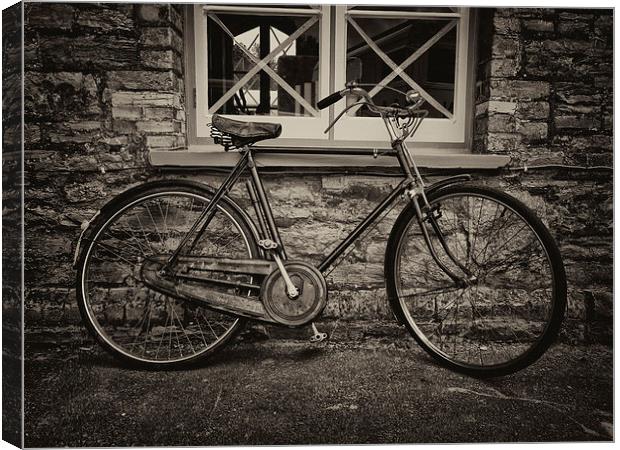The Old Vintage Bicycle Canvas Print by Jay Lethbridge