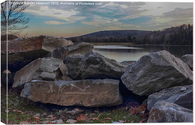 New York State Park Canvas Print by peter campbell