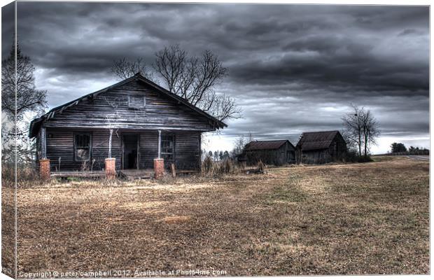 Old House Canvas Print by peter campbell