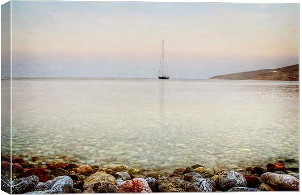 Tranquil Bay Canvas Print by Alan Bishop