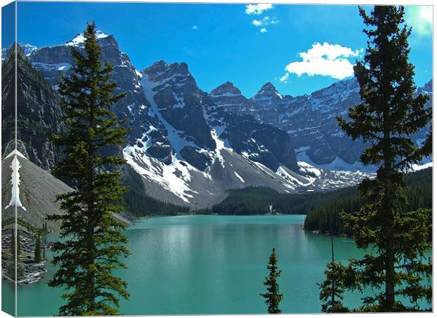 Moraine Lake Canvas Print by Phil Emmerson