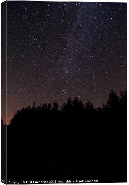 Milky Way Canvas Print by Phil Emmerson