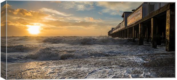 The Storm Image 2 Sunrise Canvas Print by Jonny Essex