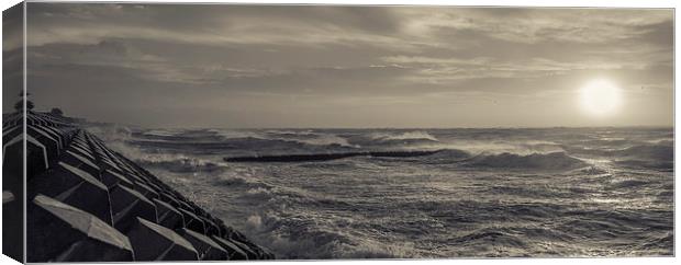 The Storm Image 5 Sunrise Canvas Print by Jonny Essex