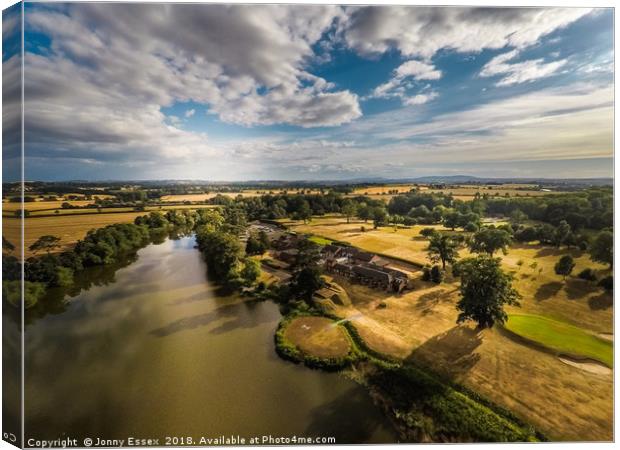 The stunning Patshull Golf course, Country park Canvas Print by Jonny Essex