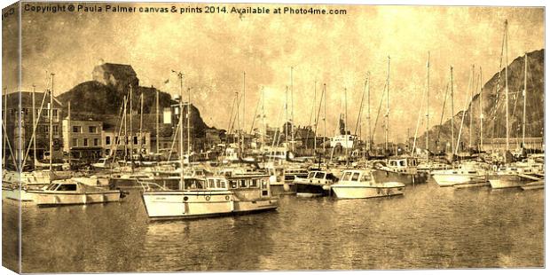  Ilfracombe Harbour Canvas Print by Paula Palmer canvas