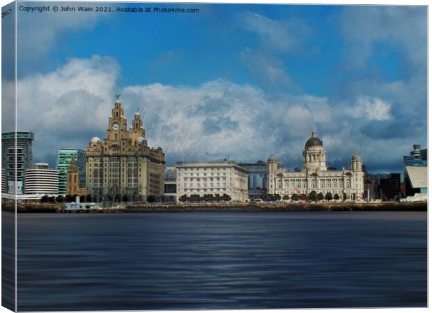 Three Graces (Digital Art) Canvas Print by John Wain