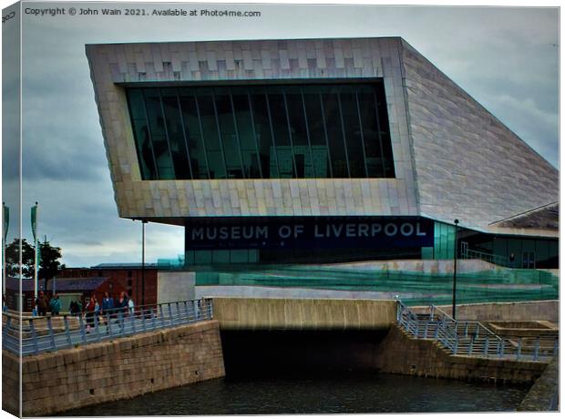 The Museum of Liverpool Canvas Print by John Wain