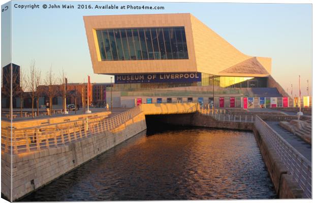 The Museum of Liverpool Canvas Print by John Wain