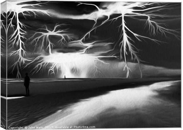 Storm (Digital Art) Canvas Print by John Wain