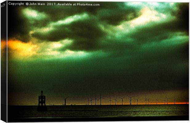 Before the storm  Canvas Print by John Wain