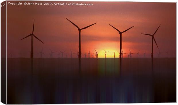 Clean Energy (Digital Art) Canvas Print by John Wain