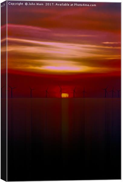 Clean Energy (Digital Art)  Canvas Print by John Wain