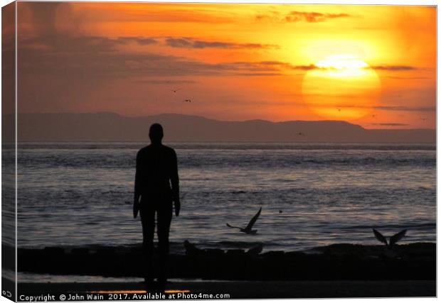 Sundown Canvas Print by John Wain