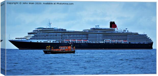 Queen Victoria on the River Canvas Print by John Wain