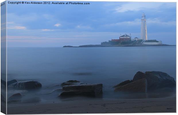 Sea of tranquility Canvas Print by Kev Alderson