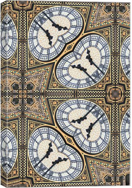 Big Ben abstract Canvas Print by Ruth Hallam