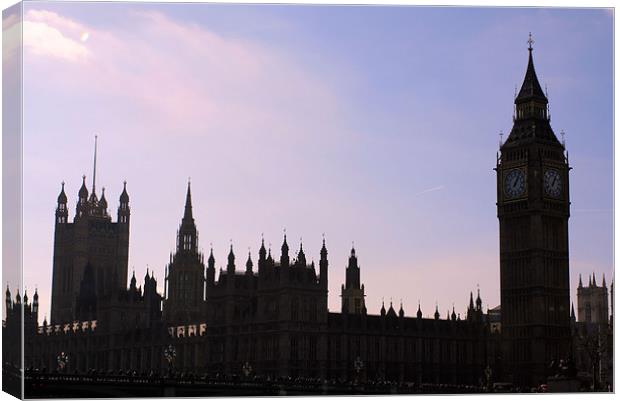 Houses of Parliament Canvas Print by Ruth Hallam