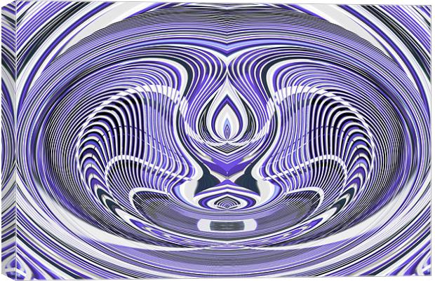 Purple abstract 3 Canvas Print by Ruth Hallam