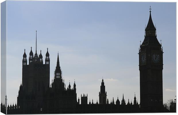 Houses of Parliament 1 Canvas Print by Ruth Hallam