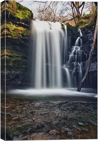 Sgwd y Pannwr, Waterfall Country Canvas Print by Steve JamesSteveJ