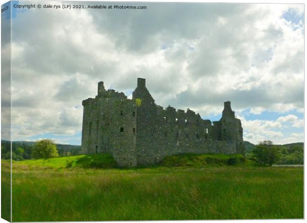 kilchurn castle  argyll and bute  Canvas Print by dale rys (LP)