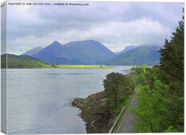from Ballachulish Canvas Print by dale rys (LP)