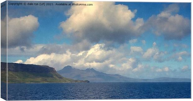 isle of rum Canvas Print by dale rys (LP)