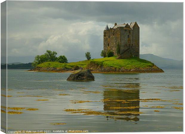 castle stalker argyll and bute  Canvas Print by dale rys (LP)