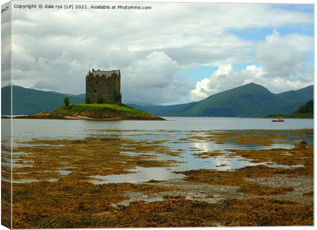 castle stalker argyll and bute  Canvas Print by dale rys (LP)