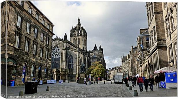 edinburgh Canvas Print by dale rys (LP)