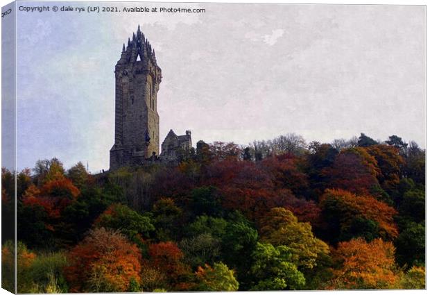 WALLACE MONUMENT Canvas Print by dale rys (LP)
