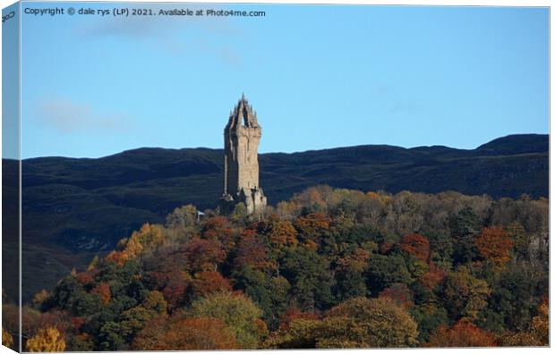 WALLACE MONUMENT  Canvas Print by dale rys (LP)