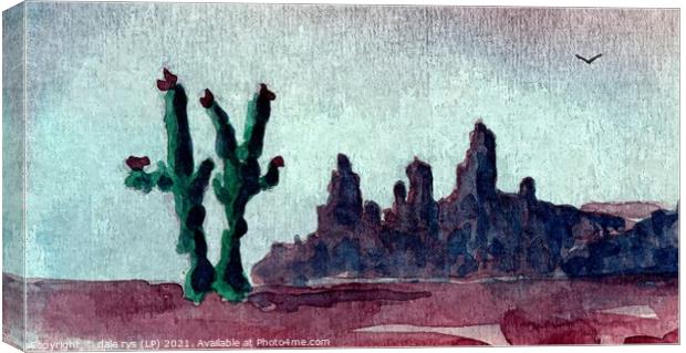 desert storm Canvas Print by dale rys (LP)