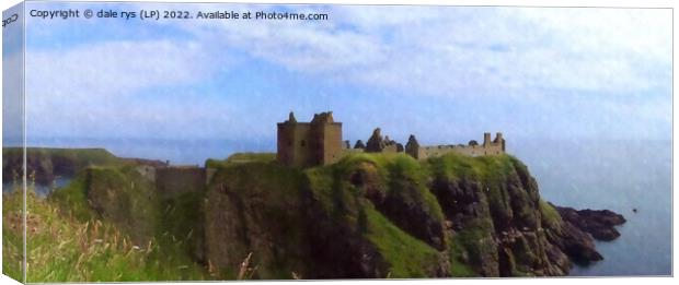 Majestic Dunnottar Castle Canvas Print by dale rys (LP)