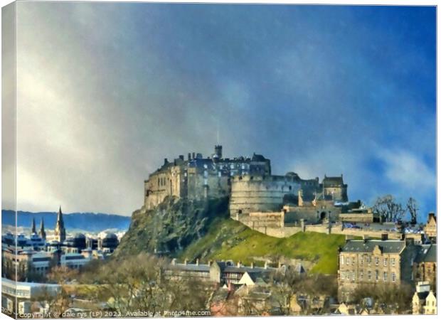 edinburgh castle Canvas Print by dale rys (LP)