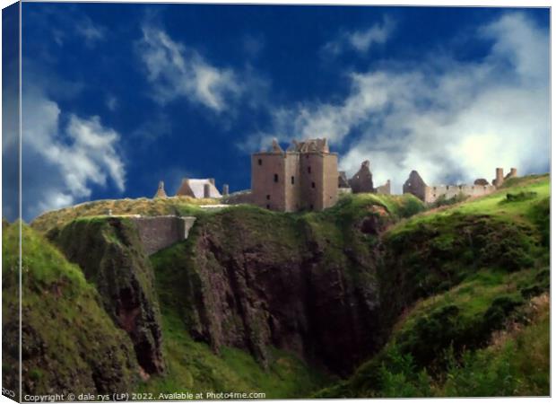 dunnottar castle Canvas Print by dale rys (LP)