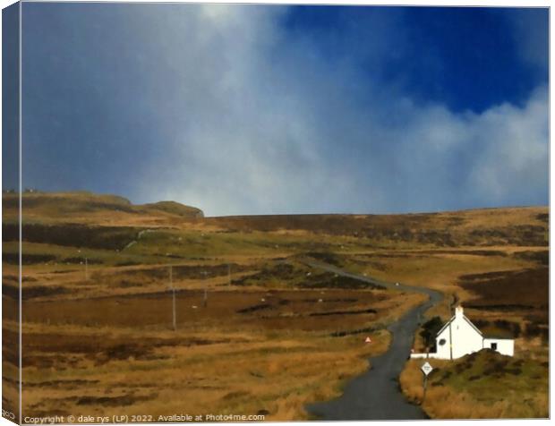 WHILE ON SKYE... Canvas Print by dale rys (LP)